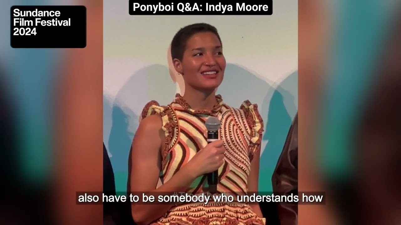Indya Moore at the Ponyboi world premiere at Sundance Film Festival 2024